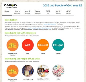 Cover image: CAFOD resources for GCSE Religious Studies