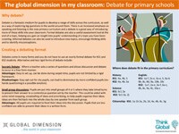 Cover image: Debate for primary schools